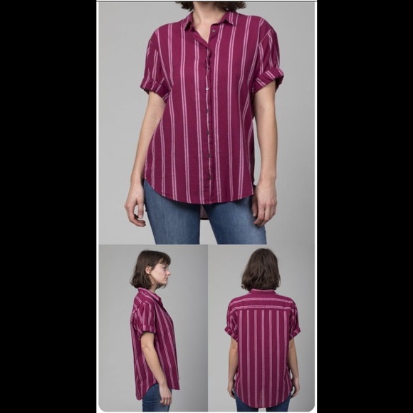 XIRENA‎ Channing Shirt in Raisin Size Small - Picture 2 of 8